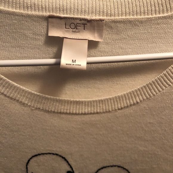 Adorable LOFT sweater with two manatees - Picture 2 of 4